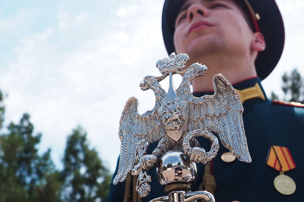 Церемония возложения цветов и венков к мемориальному комплексу «Павшим воинам»