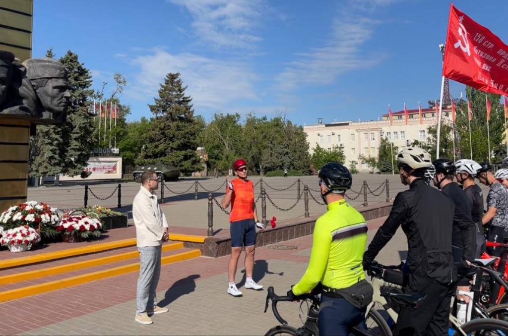 Алексей Мисан принял участие в велопробеге в честь праздника Великой Победы