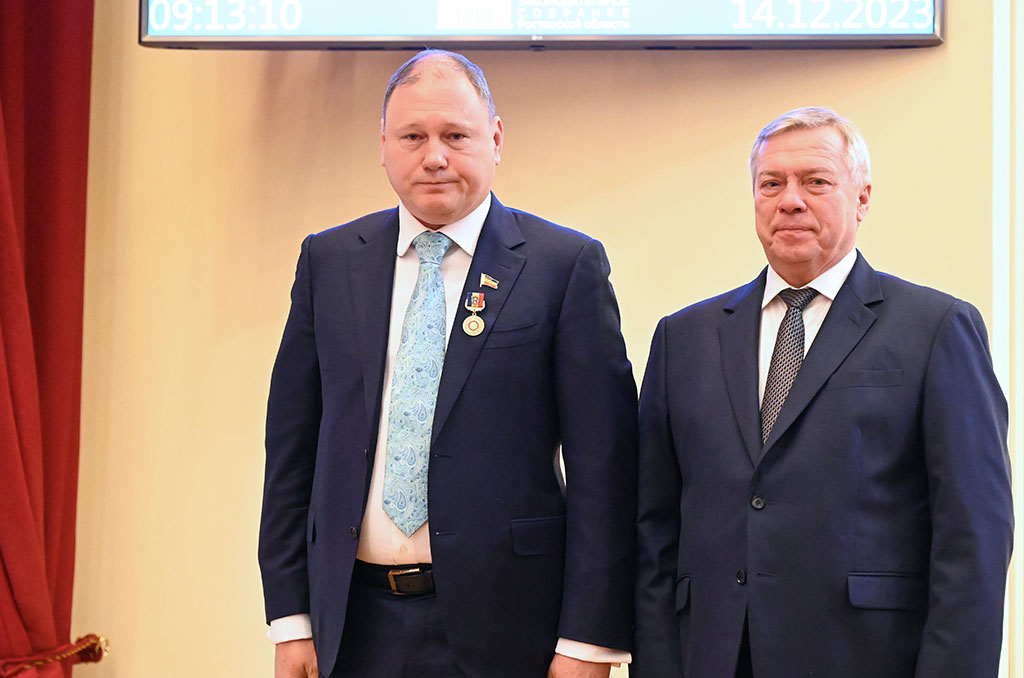 Владимир Ревенко награжден медалью «За доблестный труд на благо Донского края»