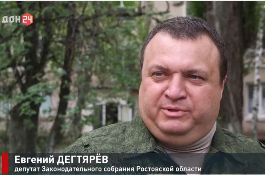 Евгений Дегтярев передал гуманитарный груз бойцам казачьей дивизии "Дон"