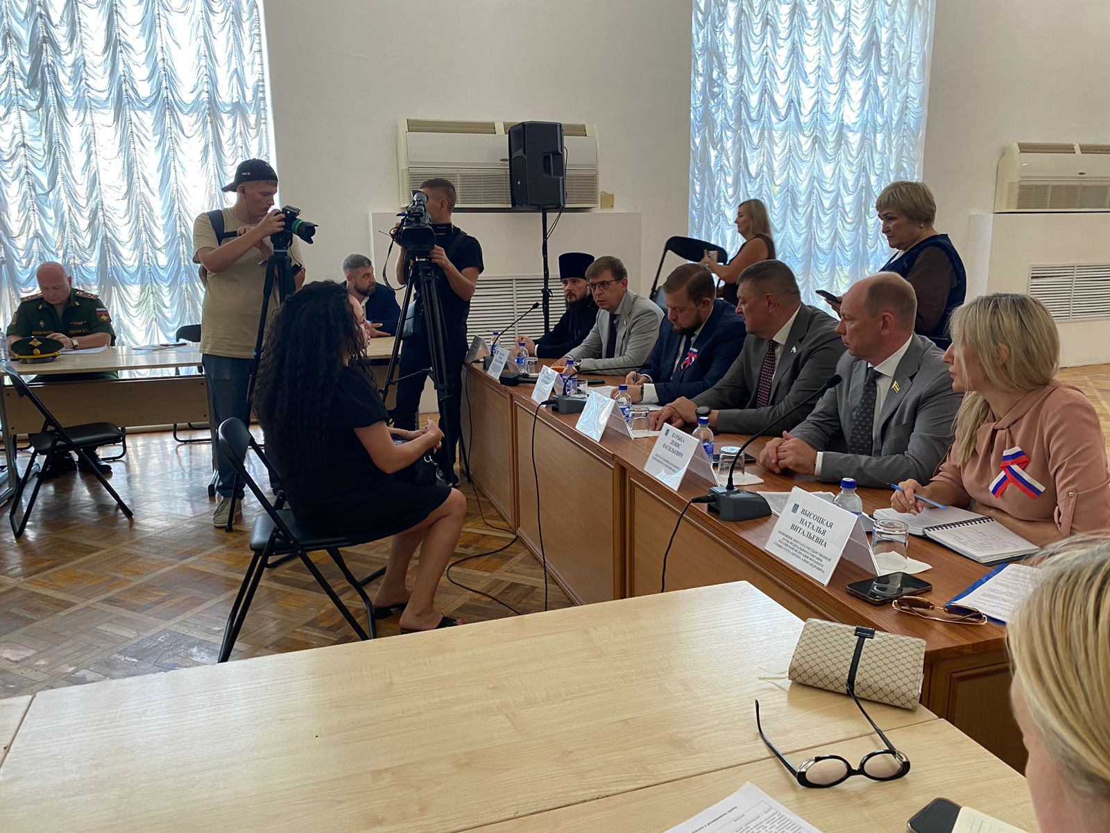 Денис Бурыка и Борис Вальтер приняли участие в расширенном приеме участников  спецоперации 