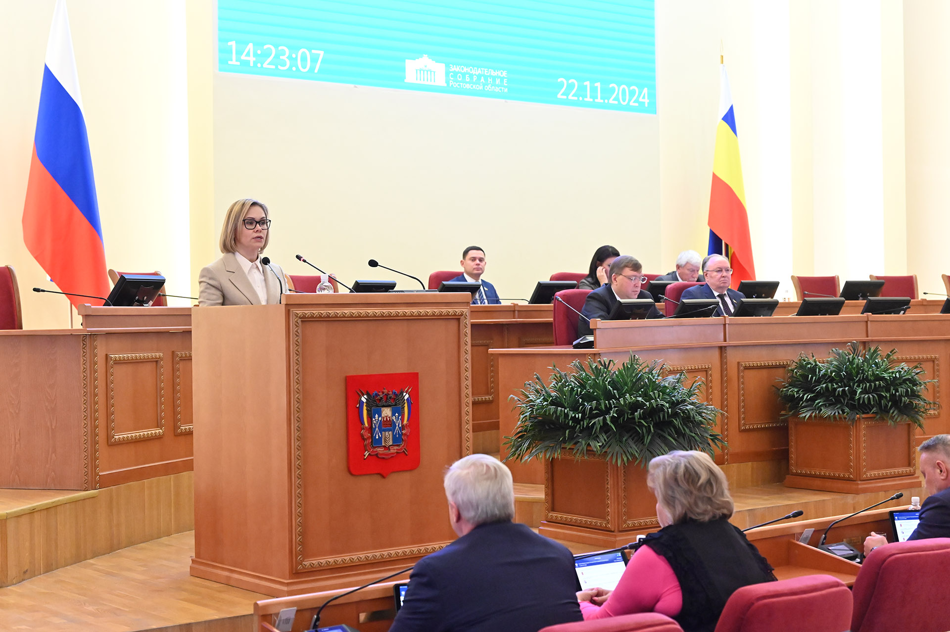 14-е (внеочередное) заседание ЗС РО: С 2025 года региональный материнский капитал станет доступен всем донским многодетным семьям