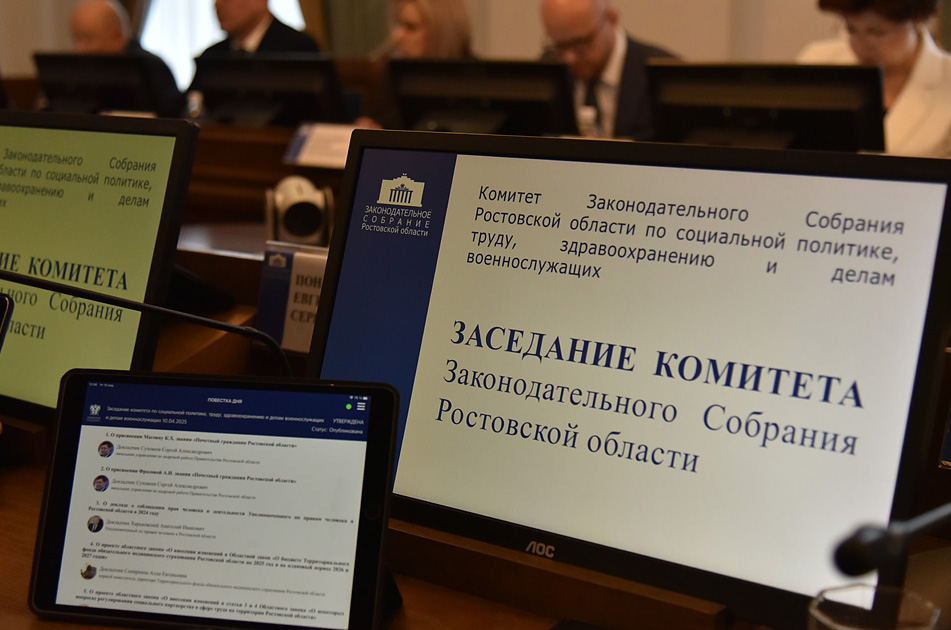 Заседание комитета по социальной политике