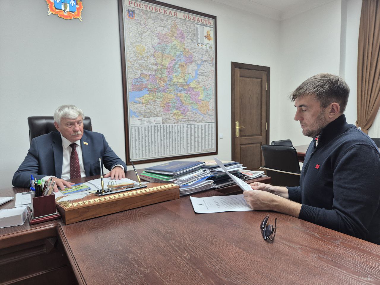 Вячеслав Василенко провел личный прием граждан в городе Ростове-на-Дону