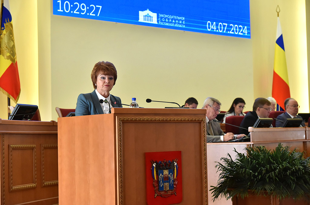 8-е заседание ЗС РО: По итогам 2023 года профицит областного бюджета составил 13,3 млрд рублей