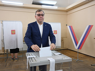 Александр Ищенко проголосовал на выборах Губернатора Ростовской области