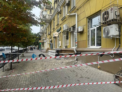 Павел Кузьмин окажет помощь в восстановлении обрушившегося фасада здания в центре Ростова-на-Дону