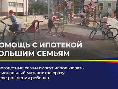 Многодетные семьи смогут использовать региональный материнский капитал сразу после рождения ребенка