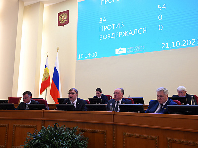 Двадцать четвертое заседание Законодательного Собрания Ростовской области  